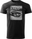 Topslang Koszulka z samochodem jaguar z jaguarem xjs kolekcjonerska męska czarna REGULAR S 1