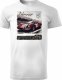 Topslang Koszulka z samochodem Ferrari Dino F1 Le Mans kolekcjonerska męska biała REGULAR XXL 1