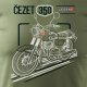 Topslang Koszulka z motocyklem na motor Cezet Cezeta 350 męska khaki REGULAR XXL 1