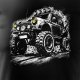 Topslang Koszulka z samochodem Mini Morris Mini Cooper monster truck kolekcjonerska męska czarna REGULAR S 1