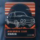Topslang Koszulka z samochodem Skoda 110 R PRL legend męska granatowa REGULAR S 1