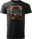Topslang Koszulka z samochodem Skoda 110 R PRL legend męska czarna REGULAR S 1