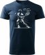 Topslang Koszulka tenis tenisowa z rakietą do tenisa ziemnego z tenisistą tenisem ziemnym męska granatowa REGULAR XL 1
