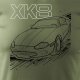 Topslang Koszulka z samochodem jaguar z jaguarem xk8 męska khaki REGULAR L 1