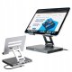 Stojak Reagle REAGLE ALUMINIOWY STOJAK PODSTAWKA IPAD TABLET + HUB HDMI 4K 60Hz PD USB-C 1