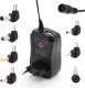 Techrebal UNIWERSALNY ZASILACZ 3V 4.5V 5V 6V 7.5V 9V 12V 1