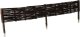 WickerPL Płotek wiklinowy niski 60 cm 2
