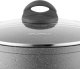 Florina Garnek kamienny z pokrywką na indukcję i gaz Lava Stone 16 cm 1,2 l 7