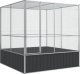 vidaXL vidaXL Woliera, srebrna, 211x207x212 cm, stal 1