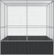 vidaXL vidaXL Woliera, srebrna, 211x207x212 cm, stal 4