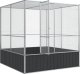 vidaXL vidaXL Woliera, srebrna, 211x207x212 cm, stal 6