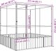 vidaXL vidaXL Woliera, srebrna, 211x207x212 cm, stal 9