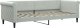 vidaXL vidaXL Sofa rozsuwana z materacami, jasnoszara, 80x200 cm, aksamit 4