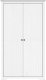 vidaXL vidaXL Szafa BODO, biała, 99x53,5x173 cm, lite drewno sosnowe 3