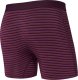 SAXX Bokserki męskie SAXX ULTRA Boxer Brief paski - bordowe S 1