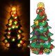 Dekoracja świąteczna KIK Lampki LED wisząca dekoracja świąteczna choinka 45cm 2