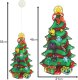 Dekoracja świąteczna KIK Lampki LED wisząca dekoracja świąteczna choinka 45cm 3