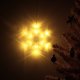 Dekoracja świąteczna KIK Lampki LED wisząca dekoracja świąteczna śnieżynka 45cm 10 LED 7