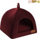 Recobed budka dla psa Welurove bordo S 40x40cm 1