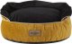Recobed RECOBED pufa z kocykiem Welurowe miodowy/czarny S 55cm 1