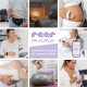 Reer Piłka gimnastyczna fitness kobiet w ciąży anti-burst pomka 65cm REER 13