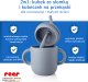 Reer Kubek silikonowy niewysypek ze słomką pokrywką na przekąski 2w1 180ml REER 6