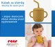 Reer Kubek silikonowy niewysypek ze słomką pokrywką na przekąski 2w1 180ml REER 5