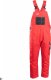Polstar OSOG - BRIXTON SNOW OGRODNICZKI OCIEPLANE WSTAWKA KOLOR, POLIESTER/BAWEŁNA (65% /35%), 290G/M2, - czarno-czerwony (cc) XXXL 1