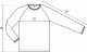 MALFINI Fit-T LS 119 - ADLER - Koszulka męska, 160 g/m2 - granatowy S 3