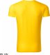 MALFINI Slim Fit V-neck 146 - ADLER - Koszulka męska, 180 g/m2 - żółty XL 3