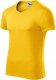 MALFINI Slim Fit V-neck 146 - ADLER - Koszulka męska, 180 g/m2 - żółty XL 4