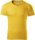 MALFINI Slim Fit V-neck 146 - ADLER - Koszulka męska, 180 g/m2 - żółty XL 5