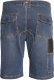 INDUSTRIAL STARTER IS-8839B - Bermudy Jeans Extreme, jeansowe spodnie o sportowym kroju, posiadają cztery kieszenie, materiał 98% bawłna S 4