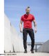 Ardon ARDON RIVARY - Męskie spodnie dresowe szeroka gumka i sznyrek w pasie 2 kieszenie krój SLIM FIT 80 % bawełna, 20 % poliester, - czarny H6701 54 2