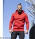 Ardon RIVARY - Męska bluza kangurek elastyczny śćiągacz pa i rękawy 65 % bawełna, 35 % poliester, 320 g/m2 - czerwony H6703 4XL 1