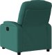 vidaXL Elektryczny fotel rozkładany, ciemnozielony, obity tkaniną 5
