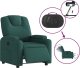 vidaXL Elektryczny fotel rozkładany, ciemnozielony, obity tkaniną 6