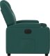 vidaXL Elektryczny fotel rozkładany, ciemnozielony, obity tkaniną 10