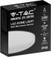 Lampa sufitowa V-TAC Plafon V-TAC 24W LED Okrągły 35cm Natynkowy Pilot Czujnik Ruchu IP44 Biały VT-8624S 4000K 2500lm 13