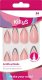 KILLYS Artifical Nails sztuczne paznokcie Stiletto Silver Glitter French 24szt 1