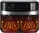 Frytkownica beztłuszczowa Emerio Emerio AF-126672.4 frytkownica Podwójny 9 l Autonomiczny 2400 W Frytkownica na gorące powietrze Czarny 2