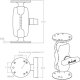 Ram mounts RAM Mounts RAM-101U-B zestaw montażowy 1