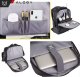 Plecak Alogy Plecak torba na laptopa 15.6 cal męski damski duży USB do samolotu na walizkę Unisex 42x30x10cm Alogy wodoodporny Czarny 3