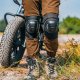 RockBros Ochraniacze na kolana na motor rower MTB czarne ROCKBROS 1