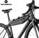RockBros Długa sztywna torba rowerowa wodoodporna mocowany do ramy 1.5L szara ROCKBROS 3