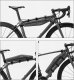 RockBros Długa sztywna torba rowerowa wodoodporna mocowany do ramy 1.5L szara ROCKBROS 4