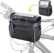 Triton Torba rowerowa na kierownicę do nawigacji z paskiem na ramię czarna WOZINSKY 1