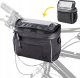 Triton Torba rowerowa na kierownicę do nawigacji z paskiem na ramię czarna WOZINSKY 19