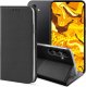 Hello Case ETUI Z KLAPKĄ DO SAMSUNG GALAXY A34 5G CZARNE ZAMYKANE MAGNETYCZNE KABURA 1