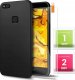 Hello Case Etui do Huawei P10 Lite (Czarne, Matowe, Obudowa Slim) SZKŁO 9H 1